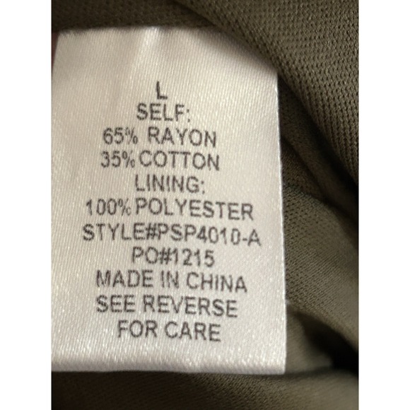 Polagram Striped Jumpsuit Ruffle V Neck Pink Green Size L Casual Boho Feminine - Picture 5 of 5